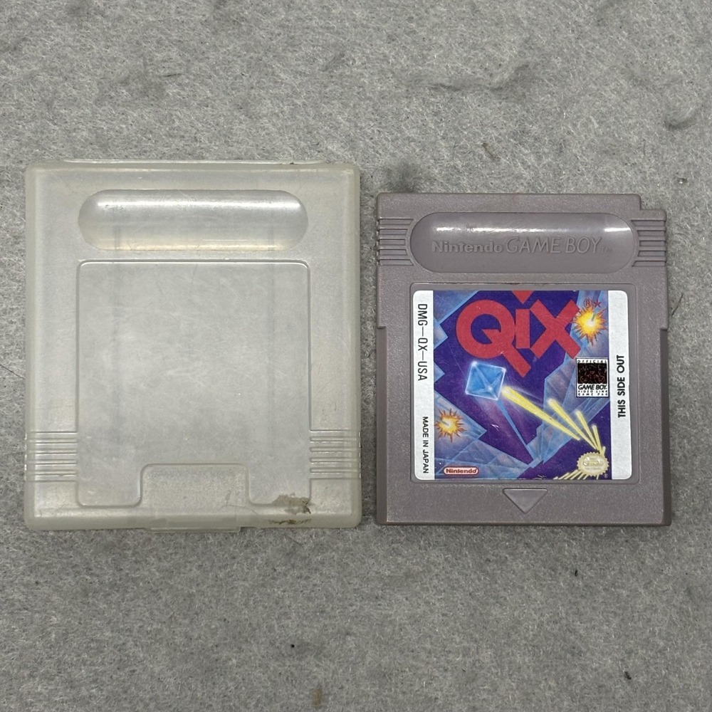 Nintendo Qix Game Boy Unisex OS Gray DMG-QX-USA Retro Puzzle Video Game Pak